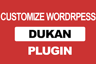 customize dukan plugin on your wordpress site