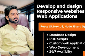 create high quality web and mobile apps using react js, next js and typescript