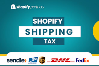 configure shopify shipping, shopify tax, and shopify duties