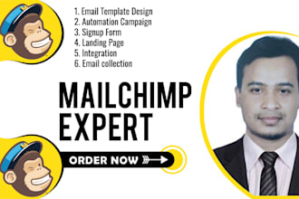 work as your mailchimp expert and designer
