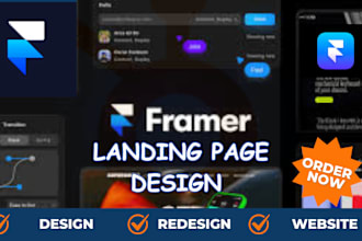 design responsive framer website, figma to framer conversion framer landing page