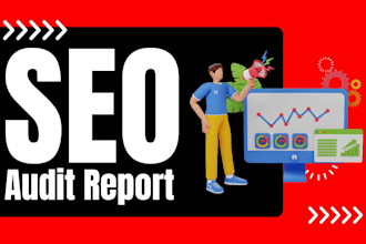 provide website SEO audit report and competitor website analysis