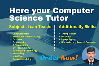 online computer science tutor basic to advance study of computing with practical