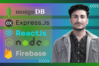 create mern stack websites as mern stack website development and react developer