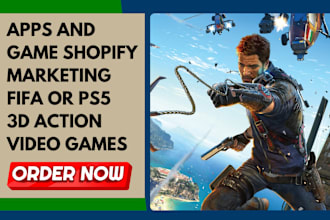 design an apps and games shopify website  ps5 ro 3d action fight shopify store