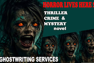 ghostwrite scary horror and cunning mystery or crime stories