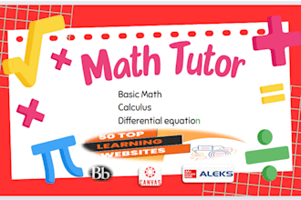 be your tutor of basic mathematics , calculus and differential equation
