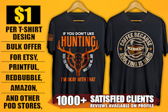 do bulk t shirt designs for etsy, printful, merch, and teespring