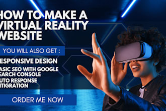 design and create virtual reality VR experience websites