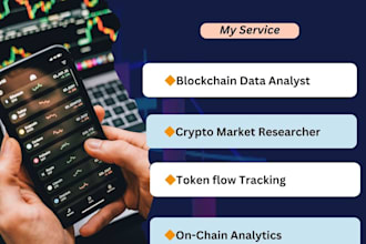 provide crypto and blockchain data research analysis