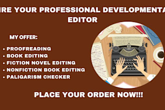 do developmental edit line editing nonfiction and fiction ebook