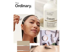 create skin care brand moodboards