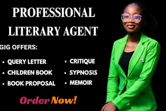 find experts literary agents for your fiction, non fiction children book