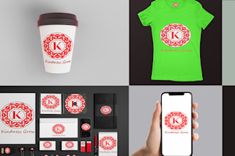 design logo , brand identity, brand kit with brand guideline
