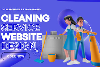 build cleaning service website design house office cleaning booking website