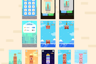 create 2d UI UX design, icon for your game and mobile app