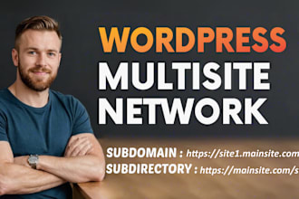 do professional wordpress multisite installation, subdomain, subdirectory