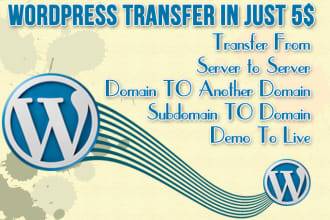transfer migrate fix wordpress website