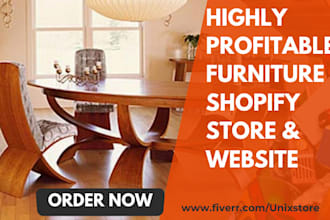 design furniture shopify home decor restaurant store bedding carpentry website