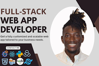 develop a modern and responsive react web application