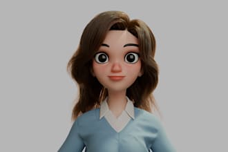 3d model stylized character for you
