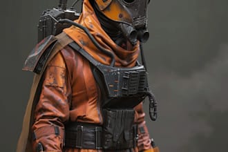draw sci fi character, sci fi star wars character for you