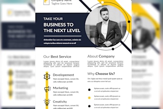 do event, real estate, poster, business flyer design and brochure in 24 hours