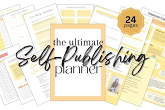 deliver a self publishing guide and planner