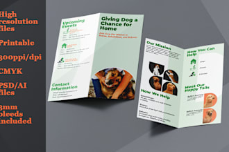 do marketing flyer for your business, events, bifold or trifold