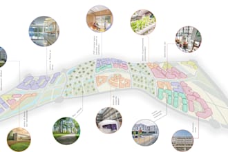 create architectural, process, site analysis and conceptual diagrams in 2d or 3d