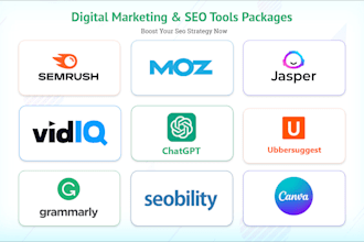provide group buy premium SEO packages semrush, moz, ubersuggest