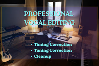 professionally edit and tune your vocals