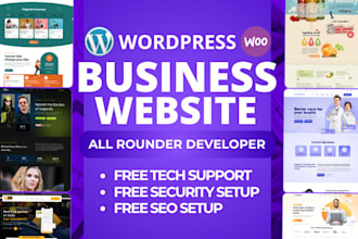 design and develop clean and responsive modern business website