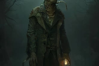 create a fantasy dark art character, horror character