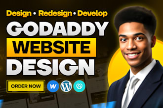 godaddy website design, godaddy wordpress website development, godaddy ecommerce