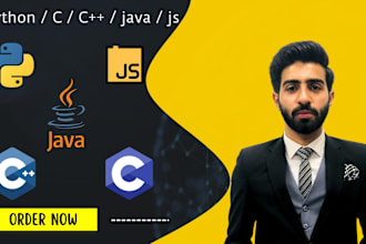 do java, c, cpp, javascript, python programming projects and develop games