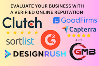do clutch, upcity g2 designrush sortlist gmb elevate your website