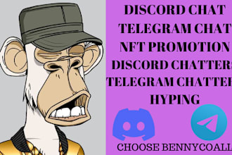 promote discord server chatter, discord server marketing, telegram chatter