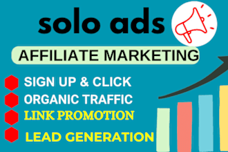 blast usa solo ads mlm leads affiliate marketing click bank link promotion email