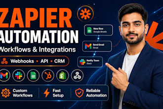 build zapier automation workflows and integrations