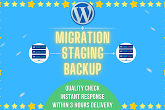 migrate, backup and staging your wordpress website in 3 hours