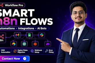 build n8n automation workflows and API integrations