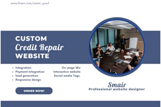 create credit repair website, credit repair funnel, consultation website