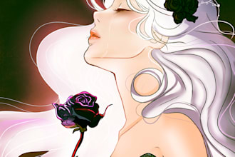 draw manhwa aesthetic for you