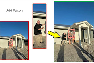 make photo composite, blend, combine or merge multiple images into one