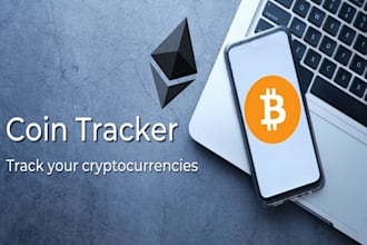 build crypto tracking app, wallet app, coin tracker app and website, crypto game