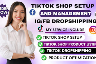 setup tik tok shop, tiktok shopify dropshipping shop, USA tiktok shop manager
