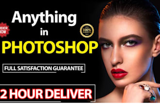 photoshop editing, image retouching 24 hour