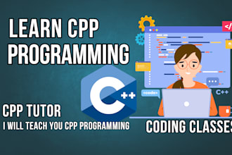 teach cpp programming cpp tutor fundamentals oop coding tutor, learn to code cpp