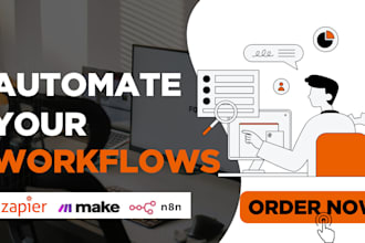automate your workflows using make com zapier n8n and more